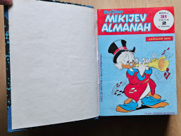 MIKIJEV ALMANAH 12 Numbers Bound 31 - 42, Vintage Comic Book Yugoslavia Yugoslavian Mickey Mouse Disney Comics - Cómics & Mangas (otros Lenguas)