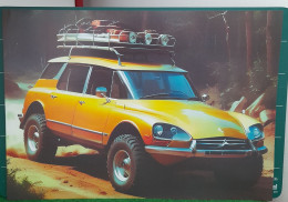 CITROEN DS FUTURISTE - AFFICHE POSTER - Coches