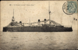 CPA Französisches Kriegsschiff Amiral Aube, Französische Marine - Otros & Sin Clasificación