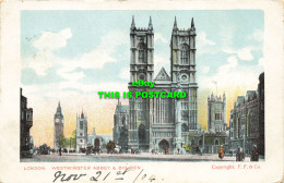 R598855 London. Westminster Abbey And Big Ben. F. F. And Co. 1904 - Other & Unclassified