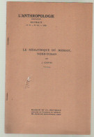 Jean Courtin. Le Néolithique Du Borkou, Nord Tchad. Tiré à Part. 1966 - Other & Unclassified