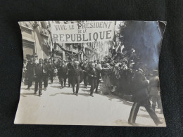 Photo Originale à Privas En 1923 Visite Président De La République -- Photographie Jacques Frères Valence Privas Z1 - Famous People