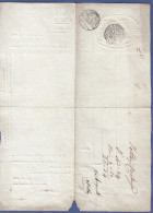 VIEUX PAPIER TIMBRE A L'EXTRAORDINAIRE - LETTRE DE VOITURE -  1812 - FRAUGER ET BAUMGARTNER - HAUT RHIN - Covers & Documents