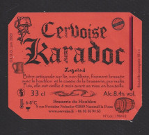 Etiquette De Cervoise Lazarus  -  Karadoc  - Brasserie Du Houblon à Nanteuil La Fosse (02) - Bière