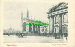 R598518 Cambridge. King College Chapel. London. Stereoscopic Company. 1908 - Altri & Non Classificati