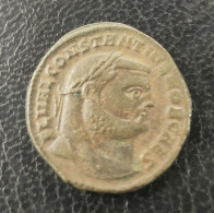 IMPERIO ROMANO. CONSTANTINO I. AÑO 306 D.C.  FOLLIS. PESO 9,03 GR.  REF A/F - The Tetrarchy (284 AD Tot 307 AD)