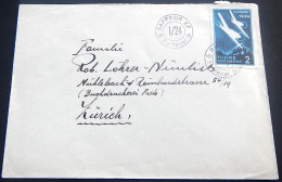 Schweiz Suisse 194?: Feldpost-Brief Mit SM "FLIEGER-REGIMENT 2" Mit Stempel SAPPEUR KP.I/24 + Feldpost + - Cartas & Documentos