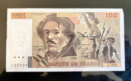 FRANCE BILLET 100FRS DELACROIX J.248  - 1993 - 100 F 1978-1995 ''Delacroix''