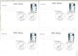 Carte Postale 0.6 Juvarouen Fdc - Standard Postcards & Stamped On Demand (before 1995)