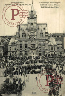 FRANCIA. FRANCE. Compiègne. FÊTES DE JEANNE D' ARC : LE CORTÈGE SUR LA PLACE DE L' HÔTEL DE VILLE - Compiegne