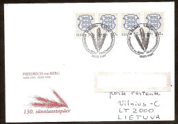 Estonia 1995●Botanist Friedrich Von Berg 150 Birthday●Cover - Landwirtschaft