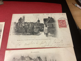 VILLERSEXEL.  LOT DE 3 CARTES. - Villersexel