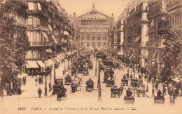 75 - PARIS _S28504_ Avenue De L'Opéra Prise Du Grand Hôtel Du Louvre - Other & Unclassified