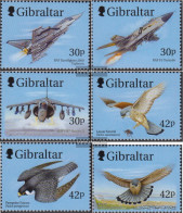 Gibraltar 880-885 (complete Issue) Unmounted Mint / Never Hinged 1999 Combat Aircraft - Gibilterra