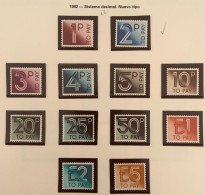 Gran Bretaña  1982 -Sistema Decimal. Nuevo Tipo.  Yv 86-97 ** - Unused Stamps