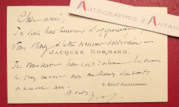 ● CDV Jacques NORMAND écrivain - Boulevard Malesherbes - Carte De Visite - Né à Paris En 1846 - SGDL - Cartoncini Da Visita