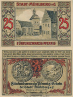 Mühlberg Notgeld: 903.1 A) 25 PF Notgeldschein The StAdt Mühlberg Uncirculated 1921 25 Pfenning Mühlberg - Austria