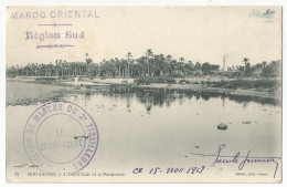 Maroc Oriental Carte Postale 1913 Armée Française - Lettres & Documents