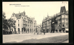 AK Braunschweig, Partie Am Friedrich Wilhelms-Platz  - Braunschweig