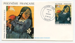 Enveloppe Timbrespremier Jour D'émission.Polynésie.Papeete 27 Mai 84.Polynésie Française Vahine No Te Vi Tableau Gauguin - Sonstige & Ohne Zuordnung