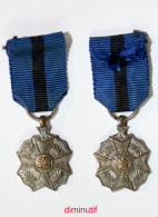 Médaille-BE-022A-di_Médaille D’argent De L’Ordre De Leopold II_diminutif_20-28 - Bélgica