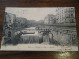 CPA - Nantes (44) - Vue Sur Le Canal - L'Ecluse - 1904 - SUP (HW 14) - Nantes