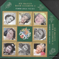 Gibraltar 1466-1471 Zd-Sheetlet (complete Issue) Unmounted Mint / Never Hinged 2012 Queen Elizabeth II - Gibraltar