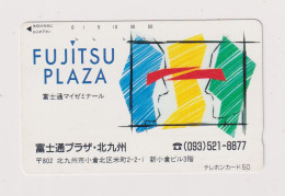 JAPAN - Fujitsu Plaza Magnetic Phonecard - Japón