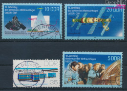 DDR 3160,3170-3172 (kompl.Ausg.) Gestempelt 1988 Antarktisforschung, Weltraumflug (10405821 - Gebruikt