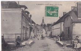 SAINT MARDS EN OTHE            Grande Rue      Moto En Pp - Autres & Non Classés