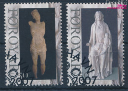 Dänemark - Färöer 624-625 (kompl.Ausg.) Gestempelt 2007 Skulpturen Aus Der Kirche (10400656 - Faroe Islands