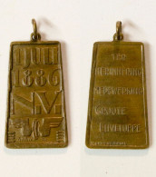 Médaille De Société_NL_syndicat Cheminots Néérlandais 1886_20-23 - Professionnels/De Société