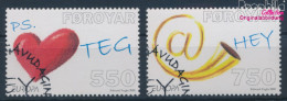 Dänemark - Färöer 638-639 (kompl.Ausg.) Gestempelt 2008 Europa: Der Brief (10400661 - Faroe Islands