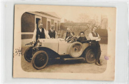 AUTOMOBILE #FG57208 VOITURE CABRIOLET ROLLS ROYCE CITROEN 5HP CARTE PHOTO 1923 - Voitures De Tourisme