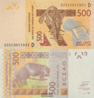 Mali Pick-number: 419D (2023) Uncirculated 2023 500 Francs - Malí