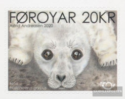 Denmark - Faroe Islands 977 (complete Issue) Unmounted Mint / Never Hinged 2020 Mammals - Isole Faroer