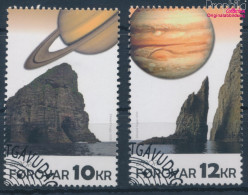 Dänemark - Färöer 675-676 (kompl.Ausg.) Gestempelt 2009 Europa: Astronomie (10400829 - Faroe Islands