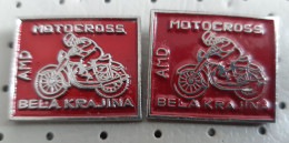 Motocross Club AMD Bela Krajina  Motorbike, Motorcycle Slovenia Ex Yugoslavia Pins - Motos