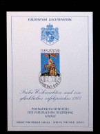 CL, Fürstentum Liechtenstein, 9490 Vaduz, Ausgabetag, 9. Dez 1976, Frohe Weihnachten Und Ein Glückliches Erfolgreiches - Lotti/Collezioni