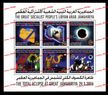 LIBYA 2006 TOTAL SOLAR ECLIPSE ASTRONOMY SOLAIRE TOTALE SPACE CAMELS MAP MOSQUE - Libië