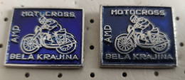 Motocross Club AMD Bela Krajina  Motorbike, Motorcycle Slovenia Ex Yugoslavia Pins - Motorfietsen