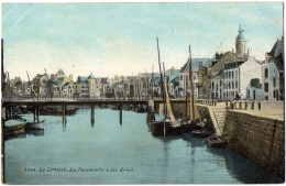 CPA 44 - LE CROISIC (Loire Atlantique) - 3546. La Passerelle Et Les Quais - Le Croisic