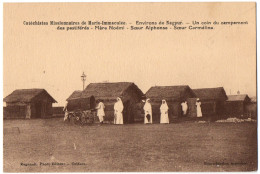 CPA INDE - Environs De NAGPUR. Un Coin Du Campement Des Pestiférés - Catéchistes Missionnaires De Marie Immaculée - India