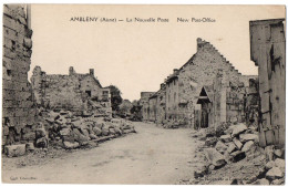 CPA 02 - AMBLENY (Aisne) - La Nouvelle Poste. New Post-Office - Coll. Chevallier. Ed. Nougarède Et Lestrat - Other & Unclassified