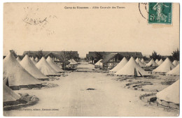 CPA 02 - Camp De SISSONNE (Aisne) - Allée Centrale Des Tentes - Ed. Pottelain-Paruitte - Sissonne