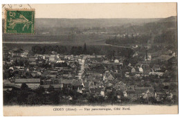 CPA 02 - CROUY (Aisne) - Vue Panoramique, Côté Nord - Ed. G. Laguerre - Otros & Sin Clasificación