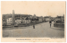 CPA 60 - PONT SAINTE MAXENCE (Oise) - Le Pont Construit Par Perronet - Ed. Morieu - Pont Sainte Maxence