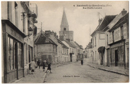 CPA 60 - NANTEUIL LE HAUDOUIN (Oise) - 4. Rue Charles Lemaire (petite Animation) - Coll. E. Mercier - Nanteuil-le-Haudouin