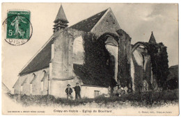 CPA 60 - CREPY EN VALOIS (Oise) - Eglise De Bouillant (petite Animation) - Ed. E. Massol - Crepy En Valois