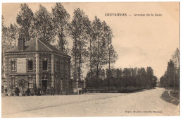 CPA 60 - CHEVRIERES (Oise) - Avenue De La Gare - Ed. Doyen - Other & Unclassified